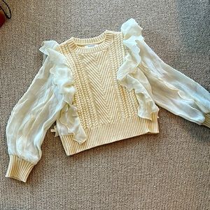 Avant Look cream sweater